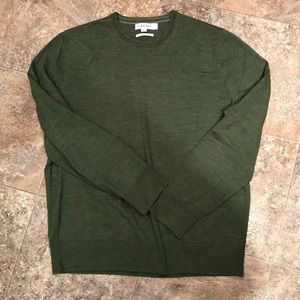 Calvin Klein forest green sweater